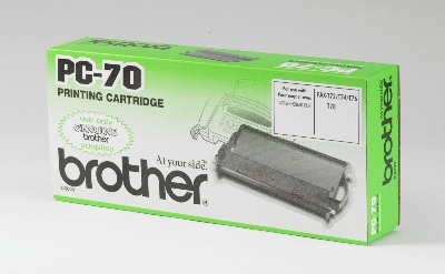 Brother PC70 Thermo-Transfer-Rolle mit Kassette FAX-T7/T9-Serie