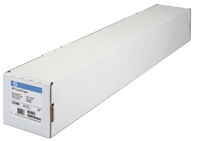 Hewlett Packard (HP) Coated-Plotterpapierrolle - 914 mm x 45,7 m, 90 g/qm, Kern-