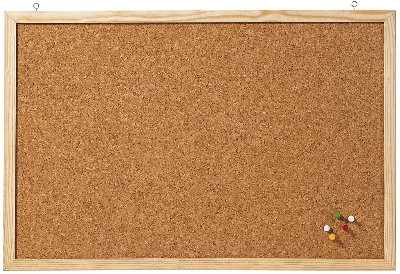 Franken Korktafel Memoboard, 40 x 60 cm, braun