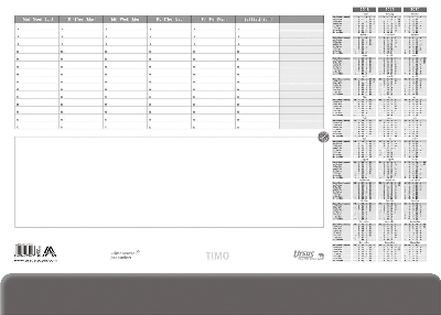 Ursus Basic Schreibunterlage Timo - 525 x 375 mm, Papier, 50 Blatt