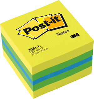 Post-it Haftnotizwürfel Mini