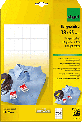 Sigel Hängeschilder LP716