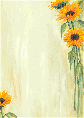 sigel Motiv-Papier Sunflower