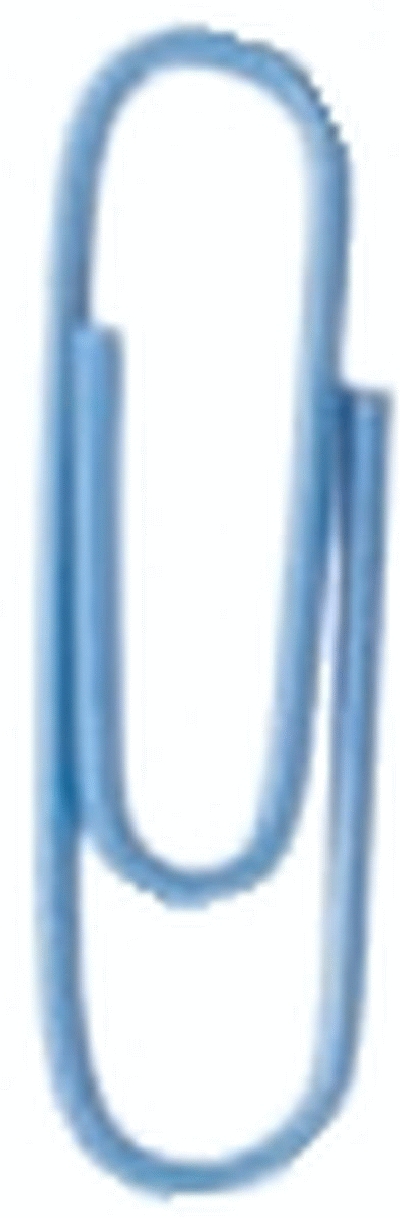 Alco Briefklammern - Metall, kunststoffüberzogen, 76 mm, dunkelblau, 19000 Stück