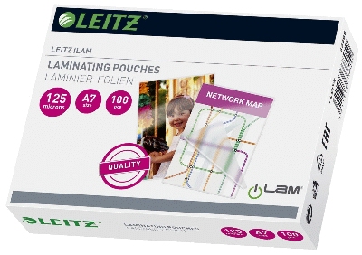 Leitz 33805 Folientasche 125 Micron für A7 100St