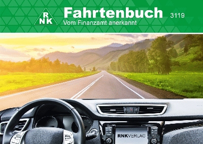 RNK Verlag Fahrtenbuch für Pkw - 64 Seiten, A6 quer