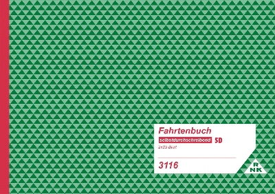 RNK Verlag Fahrtenbuch für Lkw - SD, 7 x 75 Blatt, DIN A5 quer