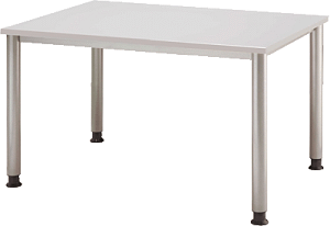 Schreibtisch 120x80cm grau