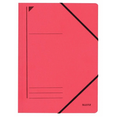 Leitz 3980 Eckspanner - A4, 250 Blatt, Pendarec-Karton (RC),, rot