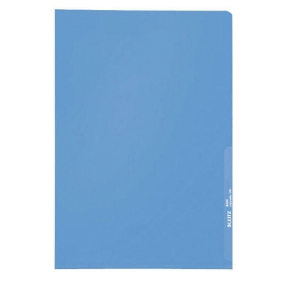 Leitz 4000-00-35 Standard Sichthülle A4 genarbt blau 0,13mm VE10