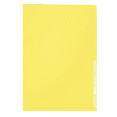 Leitz 4000-00-15 Standard Sichthülle A4 genarbt gelb 0,13mm VE10