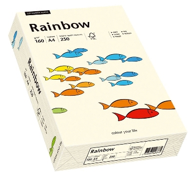 inapa Multifunktionspapier tecno® colors pastell - A4, 160 g/qm, hellchamois, 250 Blatt