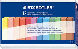 STAEDTLER Wandtafelkreide 7360 sortiert VE197