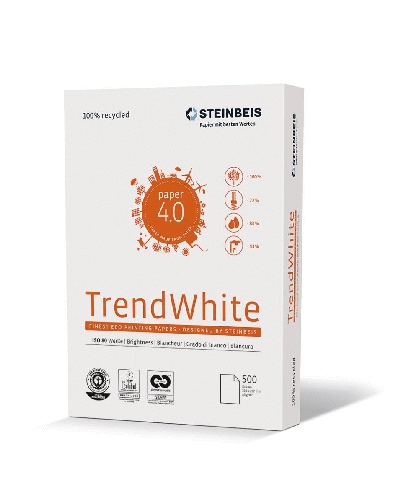 Steinbeis Trend White - A4, 80g, weiß, 500 Blatt