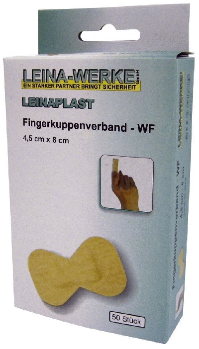 Leina-Werke Fingerkuppenverband - 50 Stück lose, 4,5 cm x 8 cm elastisch