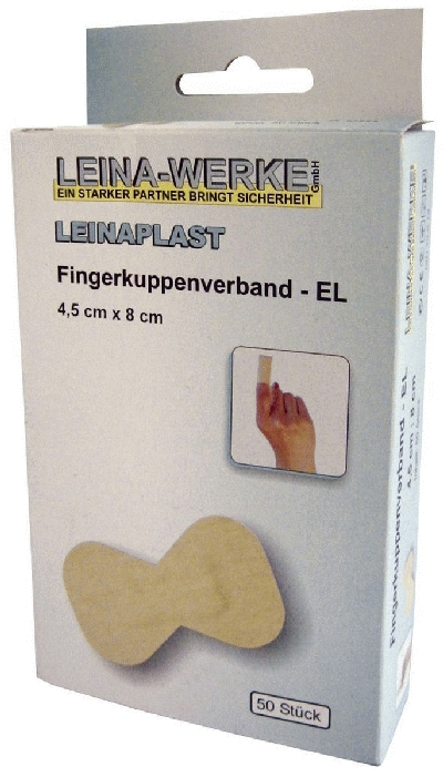 Leina-Werke Fingerkuppenverband - 50 Stück lose, 4,5 cm x 8 cm wasserfest