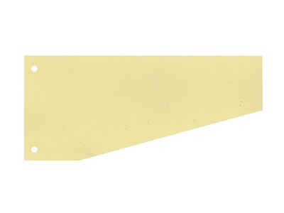 WEKRE Trennstreifen Trapez - 190 g/qm Karton, gelb, 100 Stück