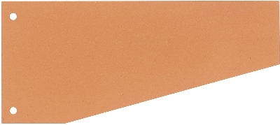 WEKRE Trennstreifen Trapez - 190 g/qm Karton, orange, 100 Stück
