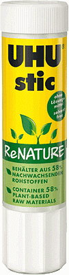 UHU 40 Klebestift 21g stic ReNATURE