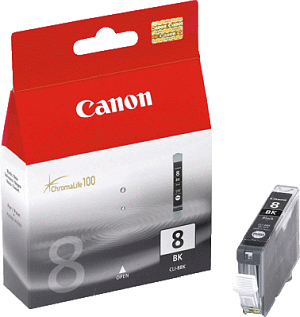 Canon Tintenpatrone CLI8BK 0620B001 sw