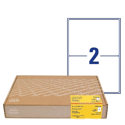 Avery Zweckform® 8017-300 Versandetiketten - 199,6x143,5 mm, 600 Stück, weiß
