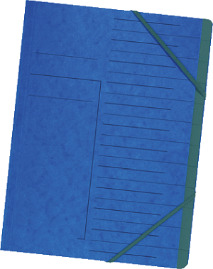 Exacompta Ordnungsmappe - 12 Fächer, A4, blau