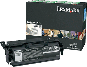 Lexmark Lasertoner T650A11E schwarz