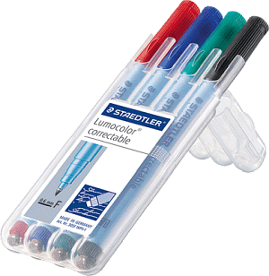 STAEDTLER Folienstift correctable, non-permanent