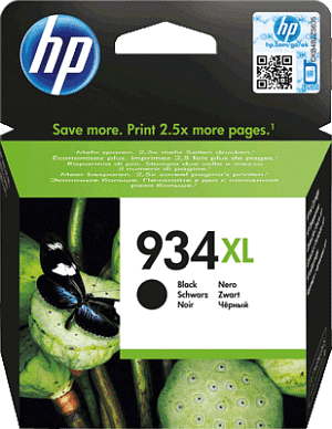 HP C2P23AE Tintenpatrone Nr.934XL schwarz