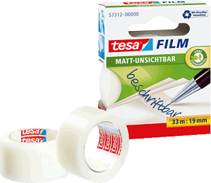 Tesa 57312-00008-02 Klebefilm matt 33mx19mm