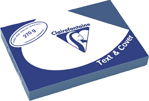 Clairefontaine 2704C Einbanddeckel weiß VE5x100