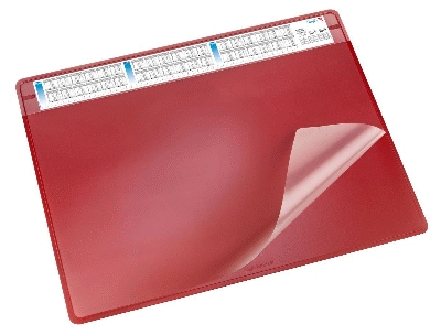 Läufer Schreibunterlage DURELLA soft - 65 x 50 cm, rot