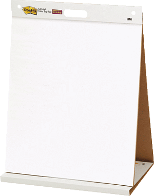 Post-it 563R Flipchart-Block Meeting 50,8x58,4cm, blanko weiß