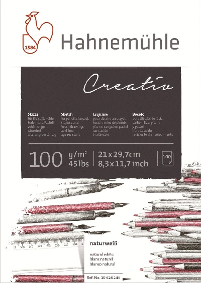 Hahnemühle Skizzenblock Creativ A4 1900 g/qm 1900 Blatt