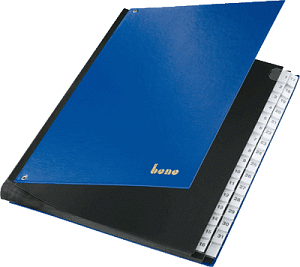 bene Pultordner 75416 blau 1-31