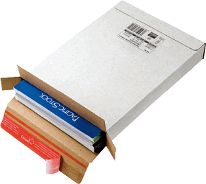 ColomPac Versandkarton Kurierpaket, für Maxibrief, weiß