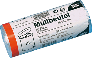 PAPSTAR Müllbeutel 18l