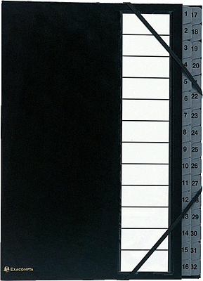 EXACOMOPTA Ordnungsmappe A4 56032E schwarz