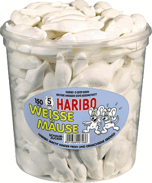 HARIBO Weiße Mäuse