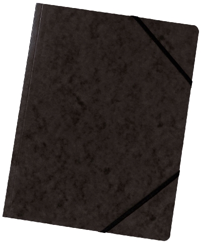 Eckspanner A4 Colorspan schwarz, Karton 355 g/qm VE5