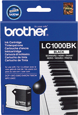Brother Tintenpatrone LC1000BK