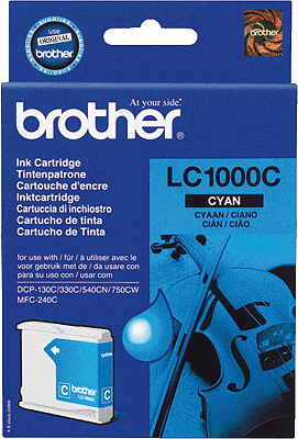 Brother Tintenpatrone LC1000C