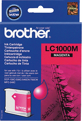 Brother Tintenpatrone LC1000M