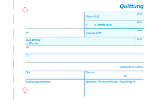 PVP Penig Quittungen A6