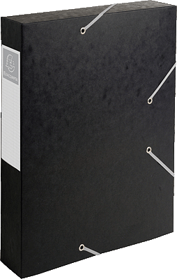 EXACOMPTA Dokumentenbox 16016H schwarz 60 mm