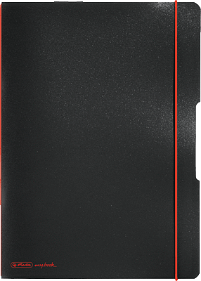 herlitz Notizheft A4 11361508 schwarz