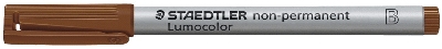 Staedtler® Feinschreiber Universalstift Lumocolor® non-permanent, B, braun
