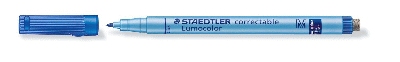 Staedtler® Folienstift Lumocolor® correctable, blau, 19,0 mm
