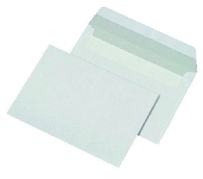 Elepa rössler kuvert 30005399 Briefumschläge C6 (162x114 mm), ohne Fenster, haftklebend 80g/m² weiß VE1000