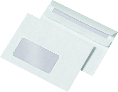 Elepa - rössler kuvert Briefumschläge C6 (162x114 mm), mit Fenster, selbstkleben
